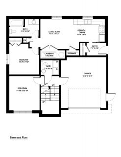 the juniper floor plan basement