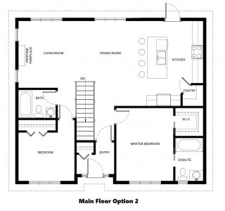 The Caribou Option 2 Floor Plan