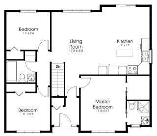 The Caribou Option 1 Floor Plan